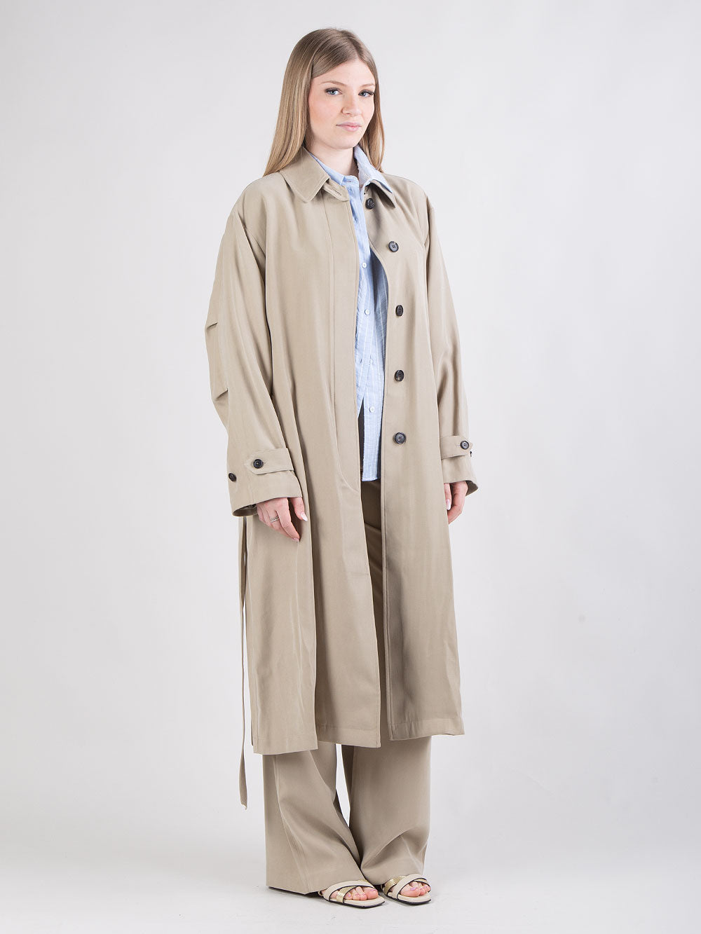Trench lungo over