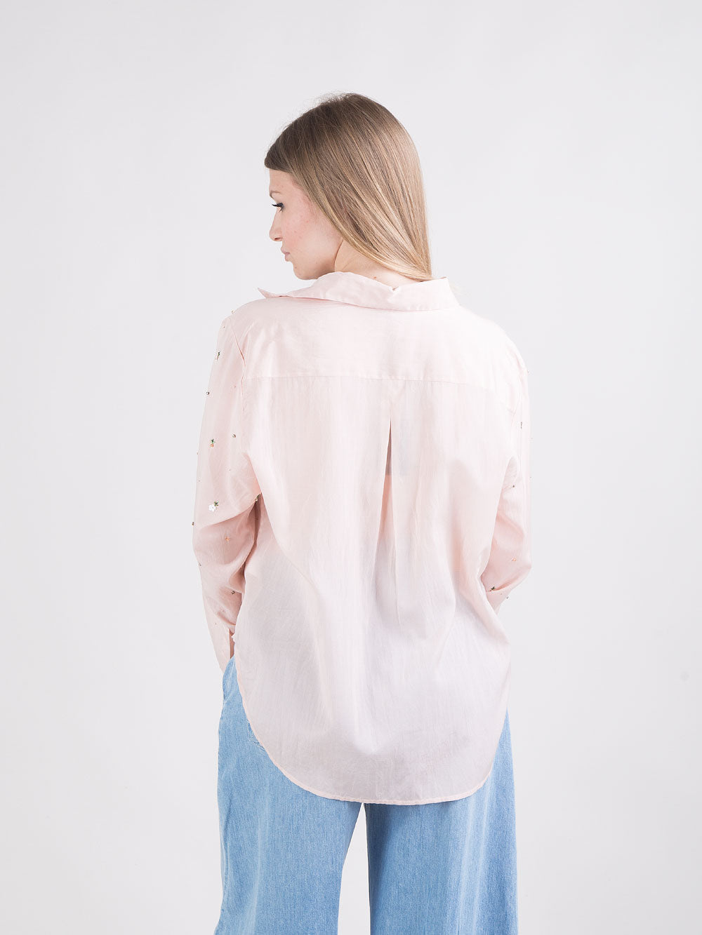 Camicia in voile di viscosa