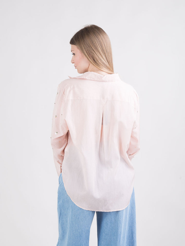 Camicia in voile di viscosa