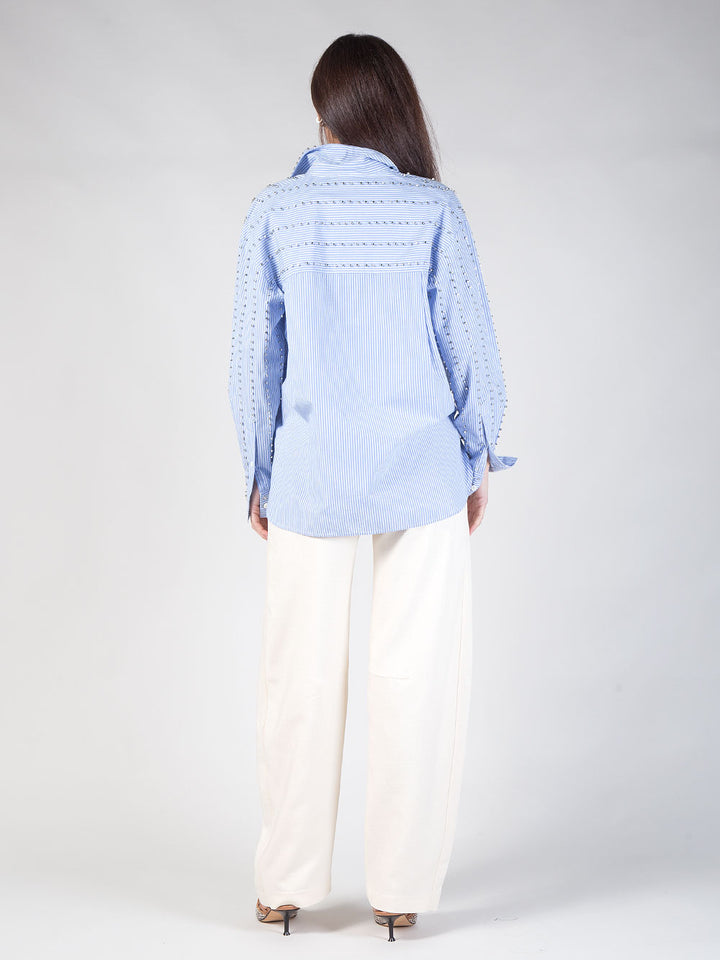 Pantalone carrot con cintura