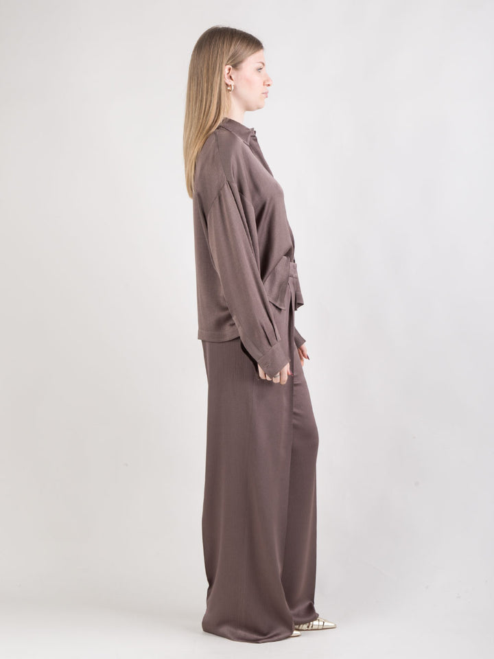 Pantalone dritto fluido