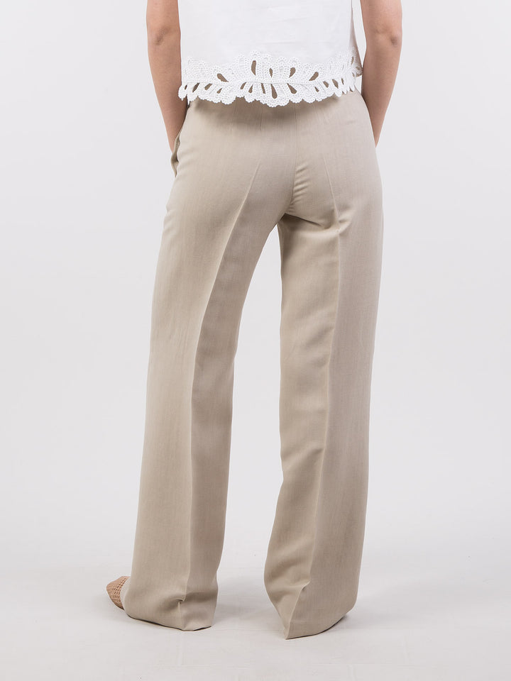 Pantaloni in crêpe