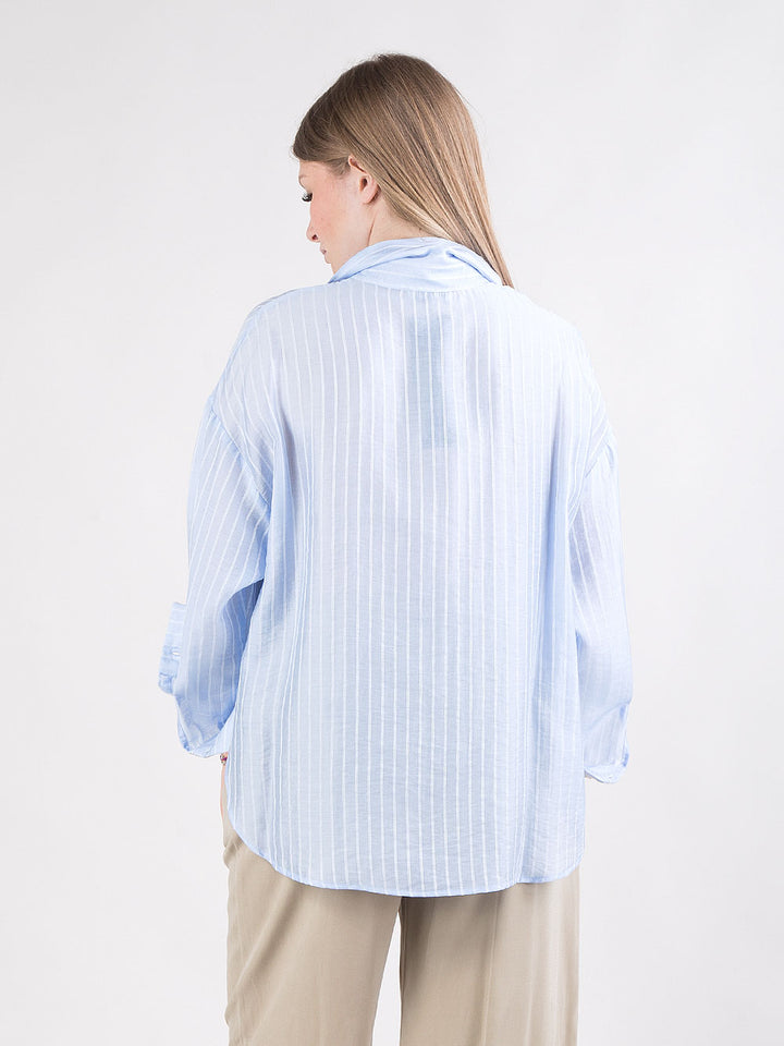 Camicia con dettaglio in pizzo