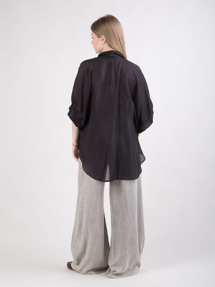 Camicia lunga oversize