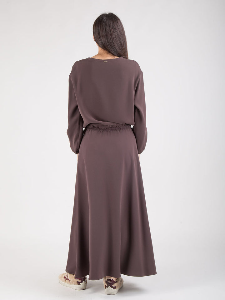 Gonna in crepe satin