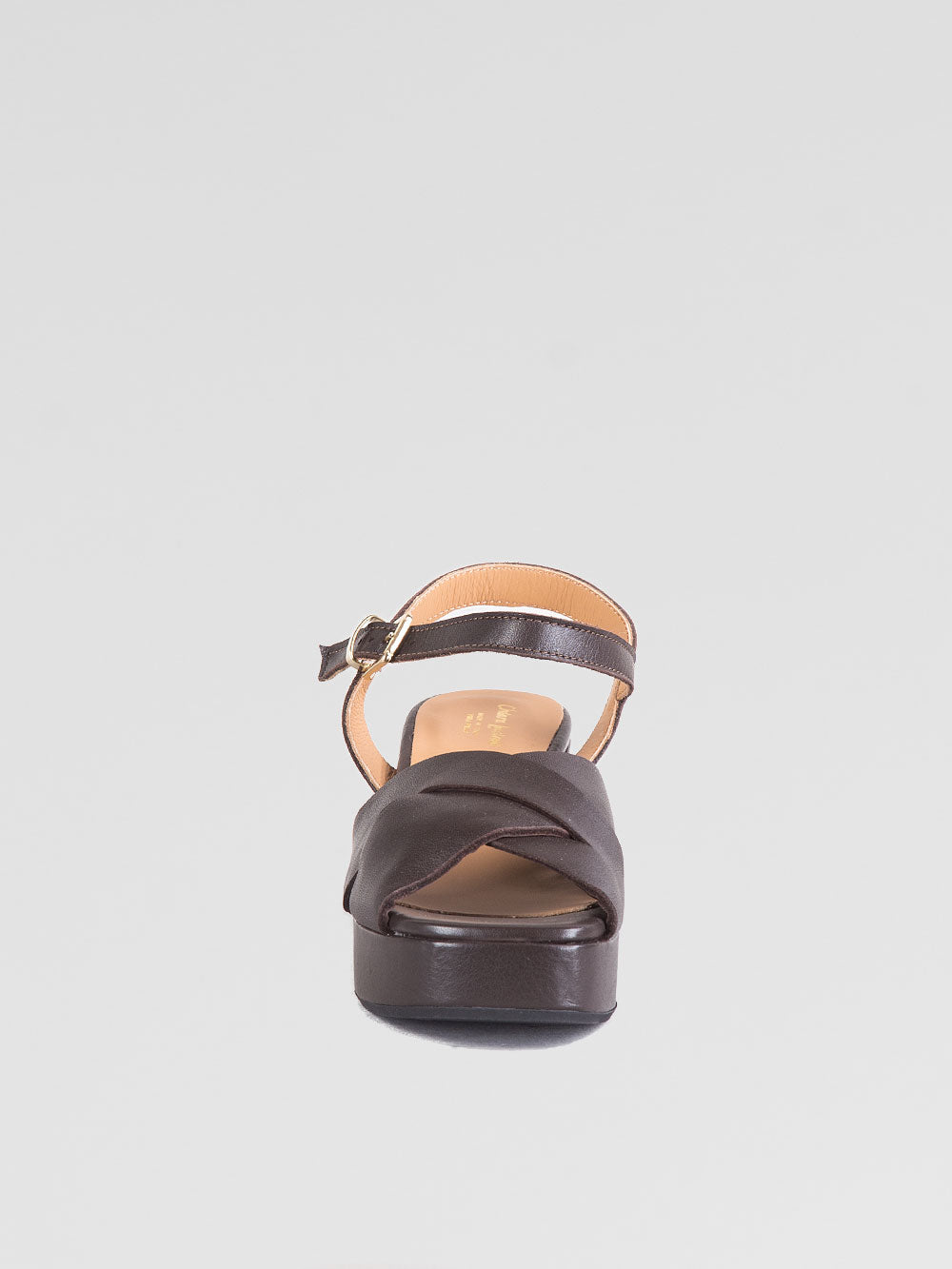 Sandali in pelle intrecciata