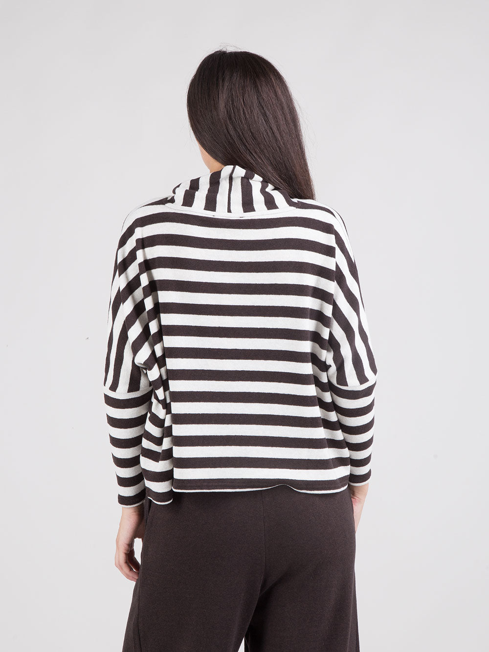 Maglia boxy righe