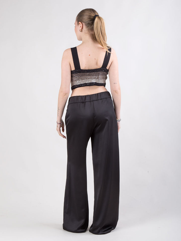 Pantalone in raso