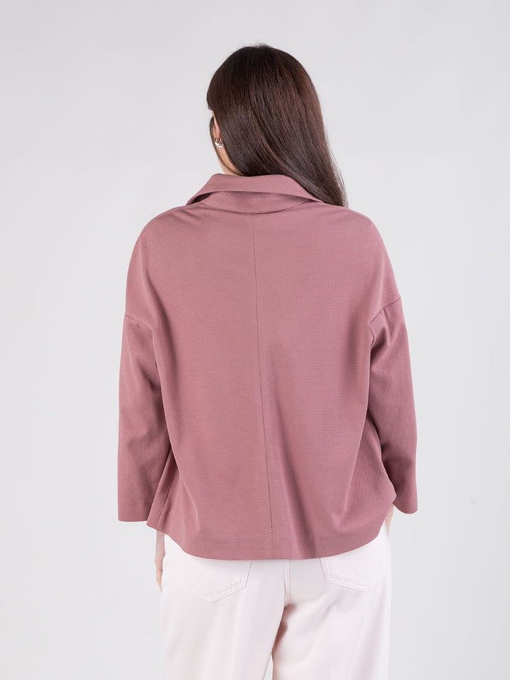 Giacca a cappa in oxford