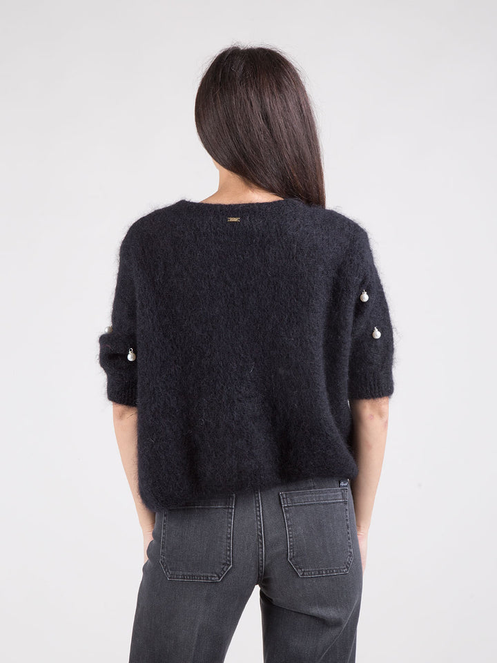 Cardigan perle