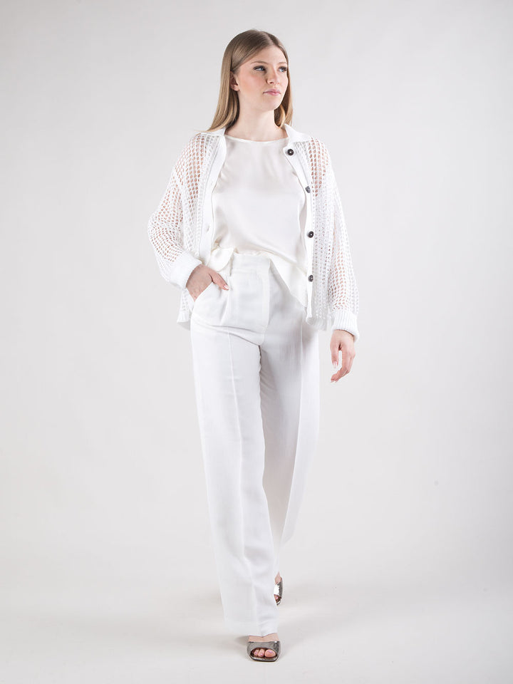 Pantalone dritto con tasche