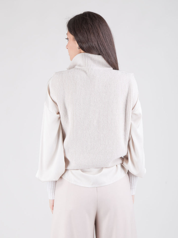 Gilet treccia