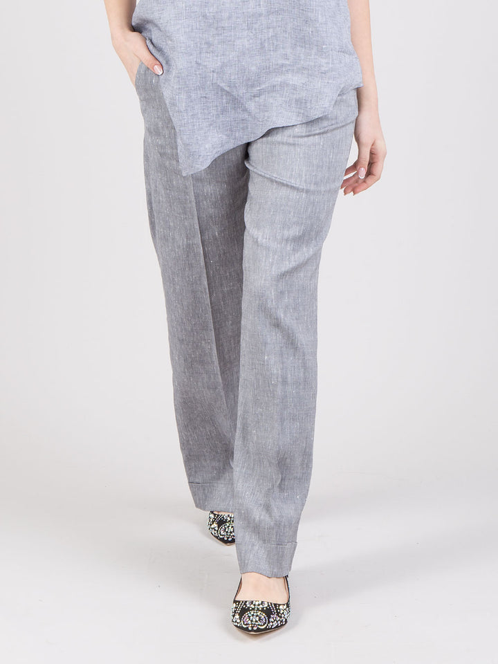 Pantaloni con risvolti
