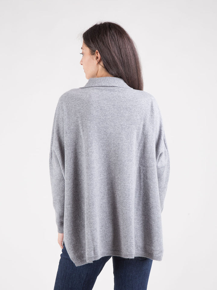 Maxi maglia camicia