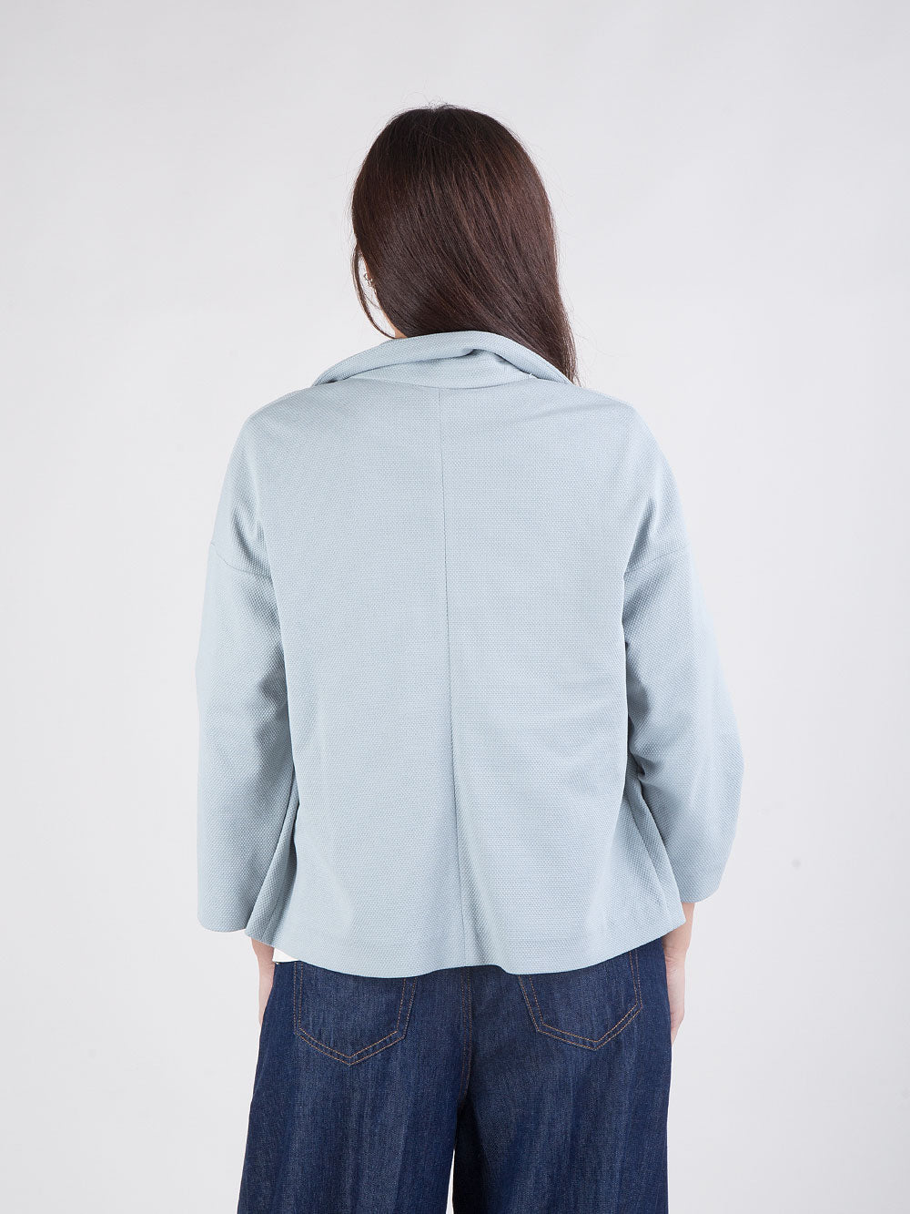 Giacca a cappa in oxford