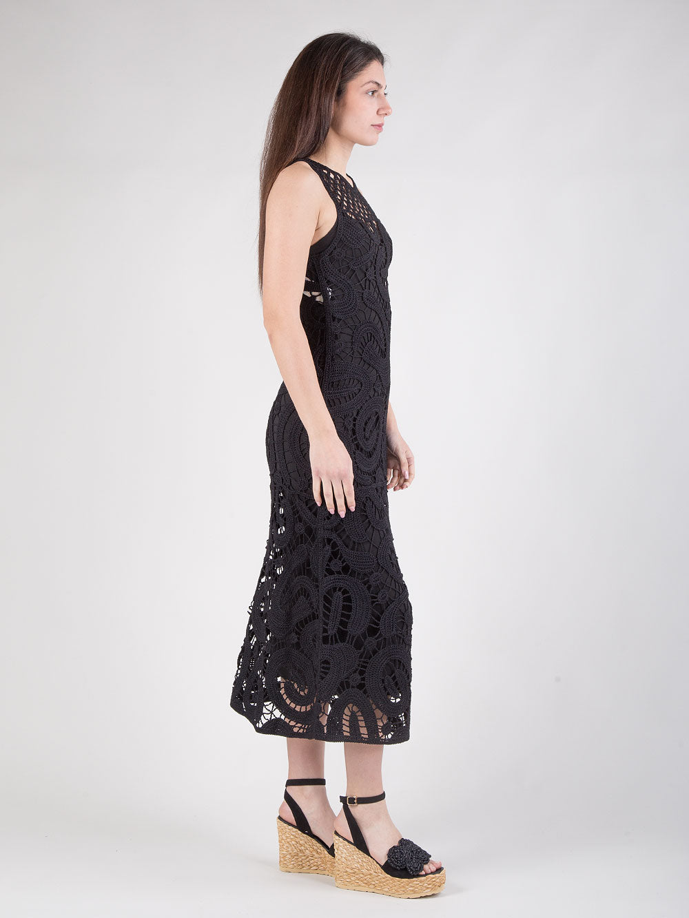 Abito midi crochet