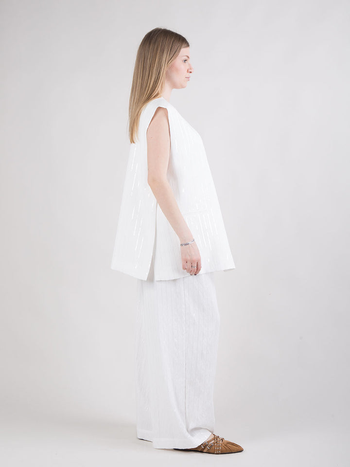 Completo paillettes con top