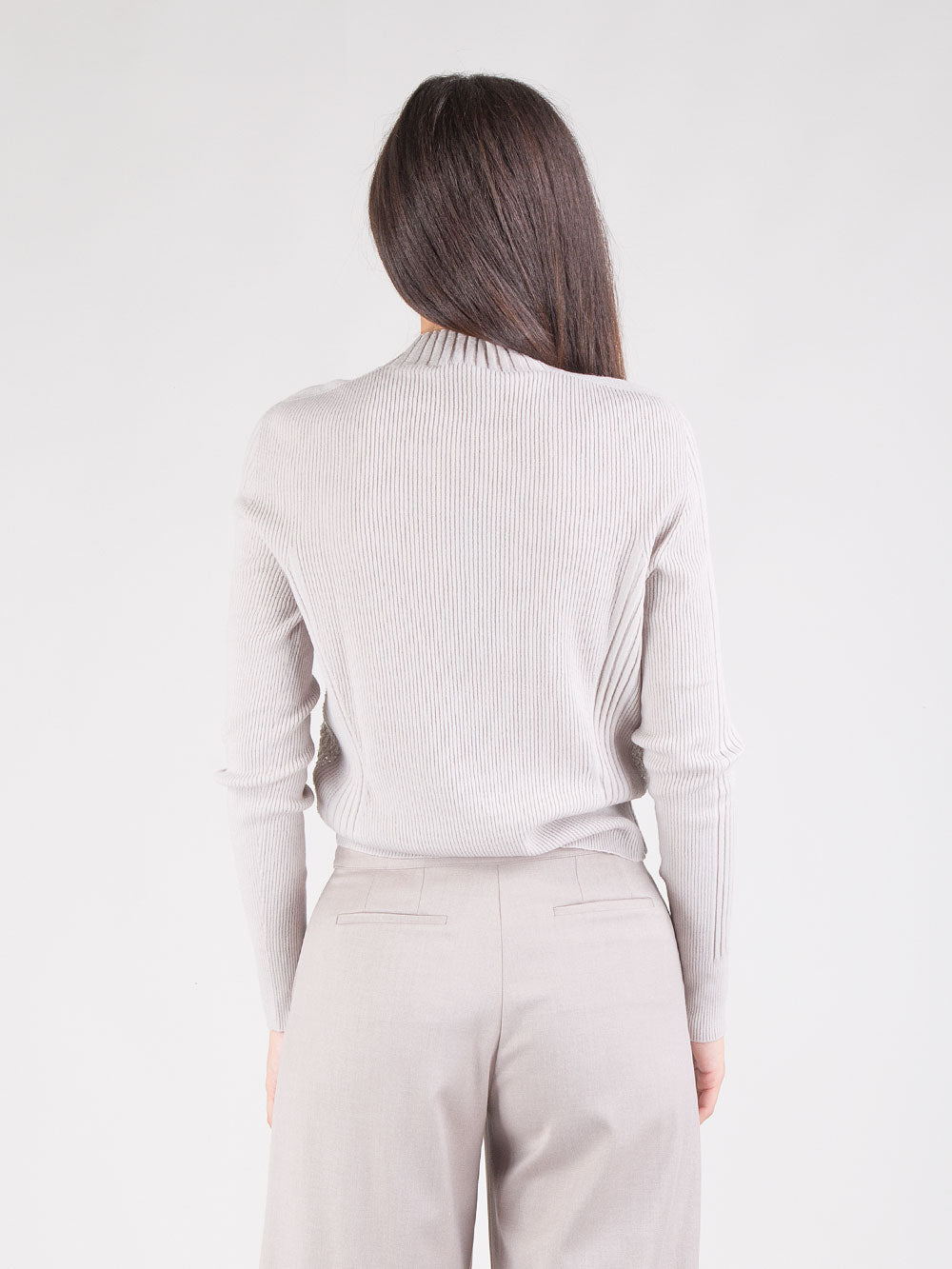 Maglia con paillettes
