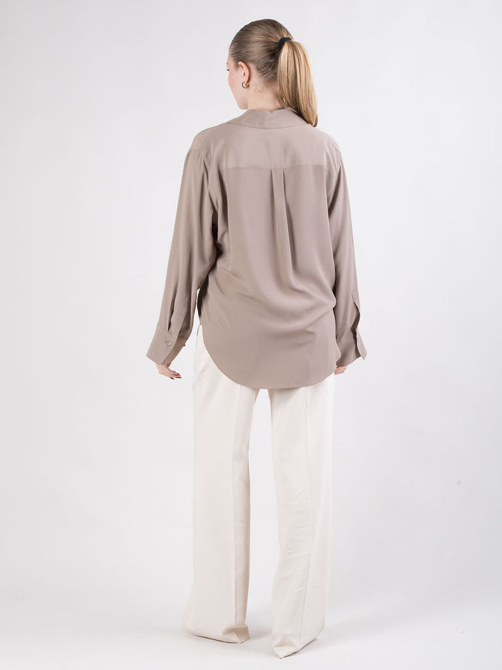Pantalone gamba larga