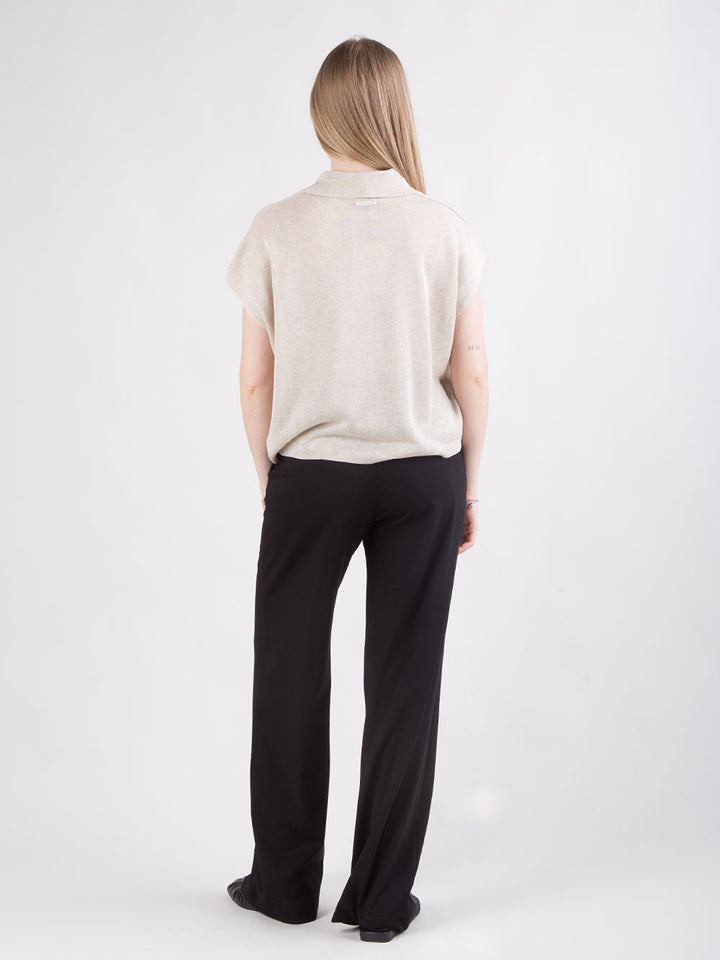 Pantalone nero dritto