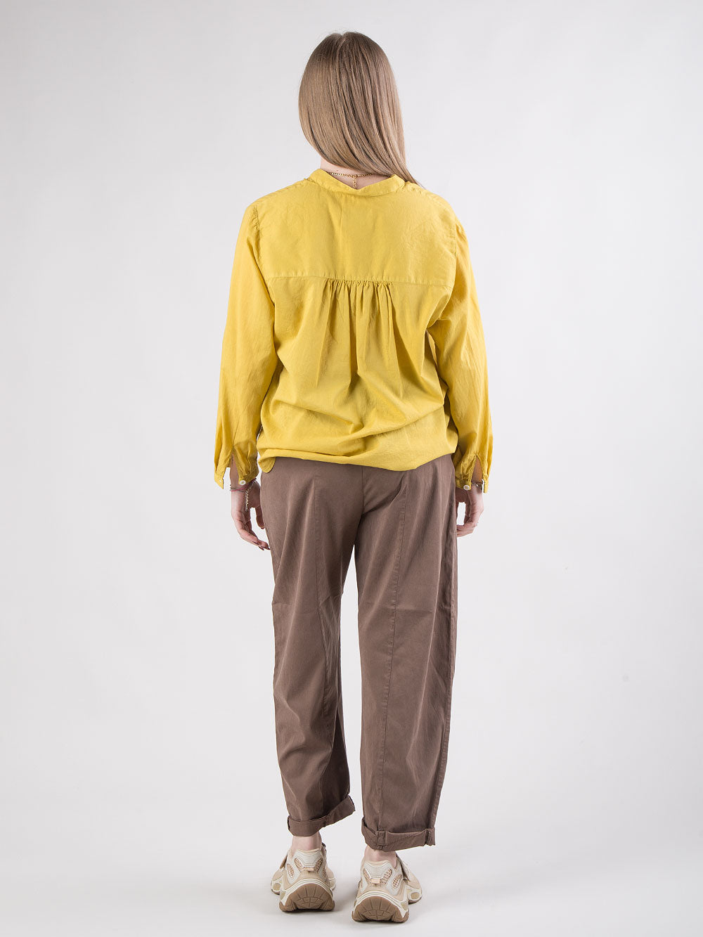 Pantalone baggy con tasche fatigue