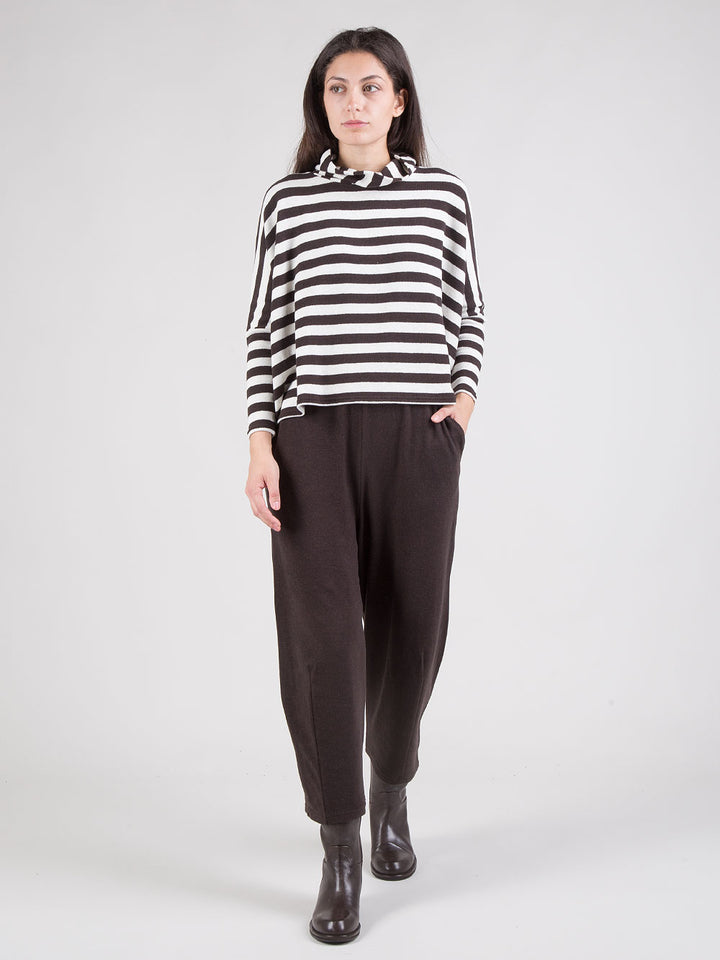 Pantaloni soft cropped