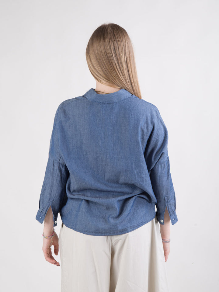 Camicia over in cotone