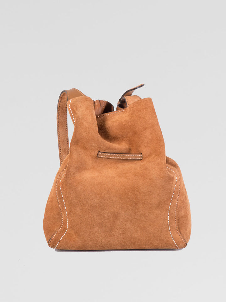 Borsa Sienna camoscio