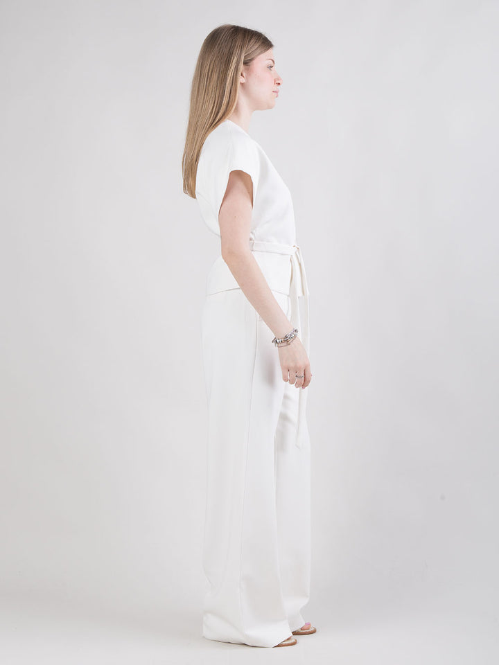 Completo bianco camicia e pantalone