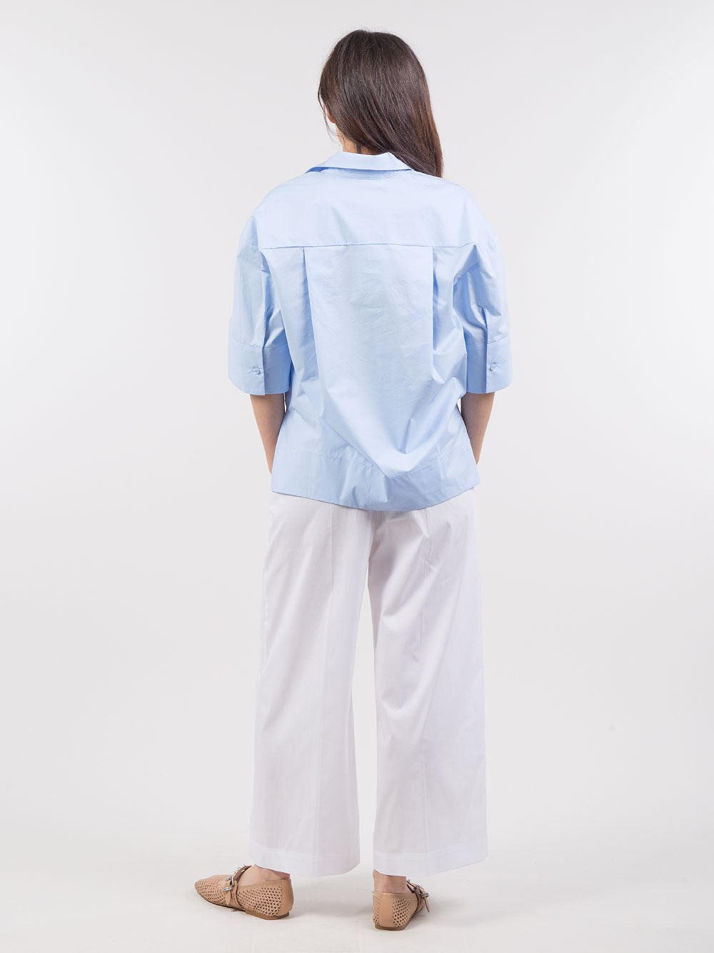 Pantaloni wide leg