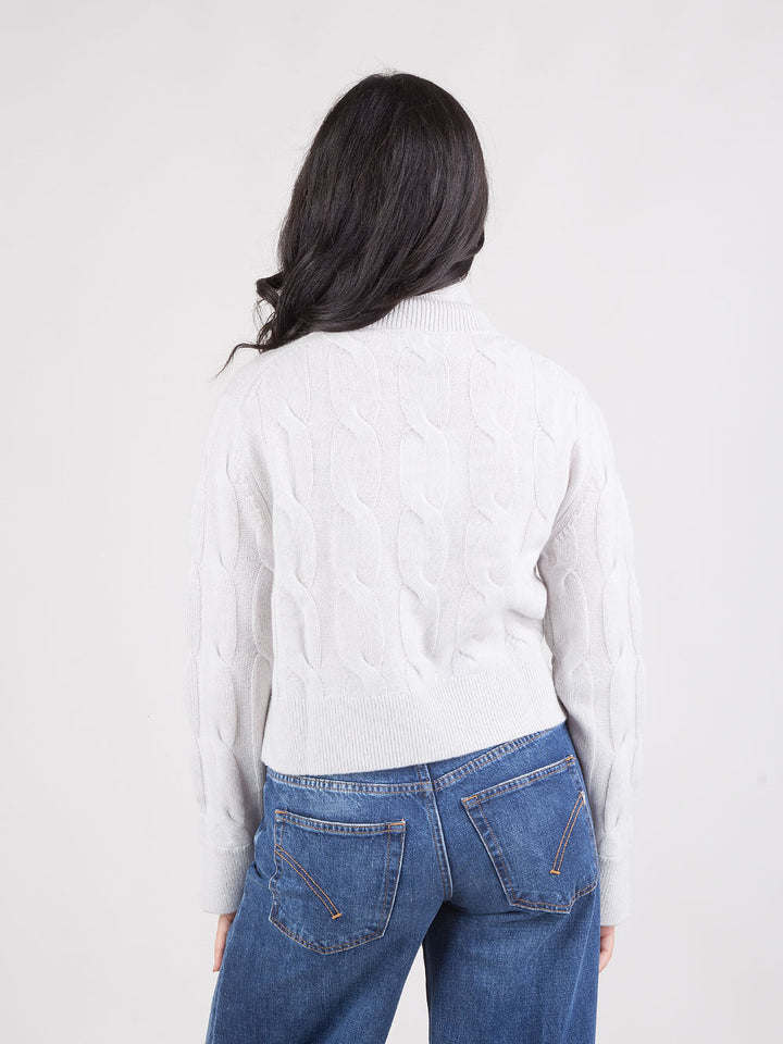 DOLCEVITA IN MAGLIA A TRECCE