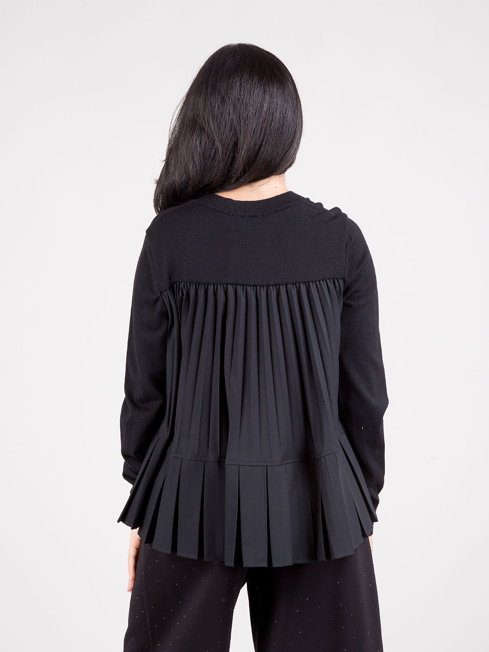 Cardigan plissé