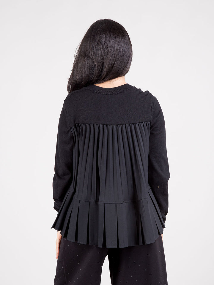 Cardigan plissé