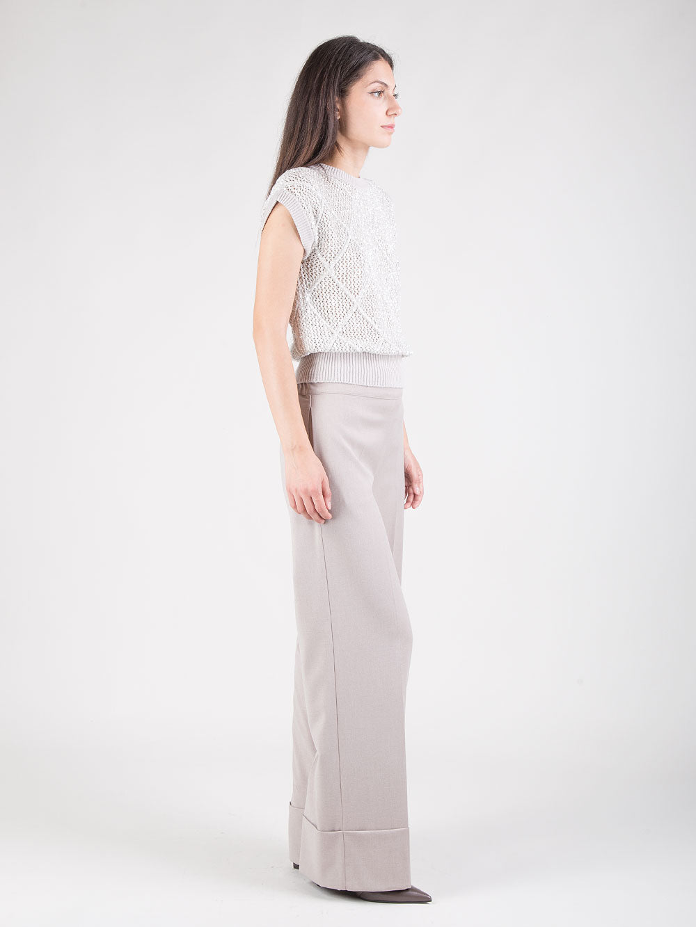 Pantaloni in flanella tecnica