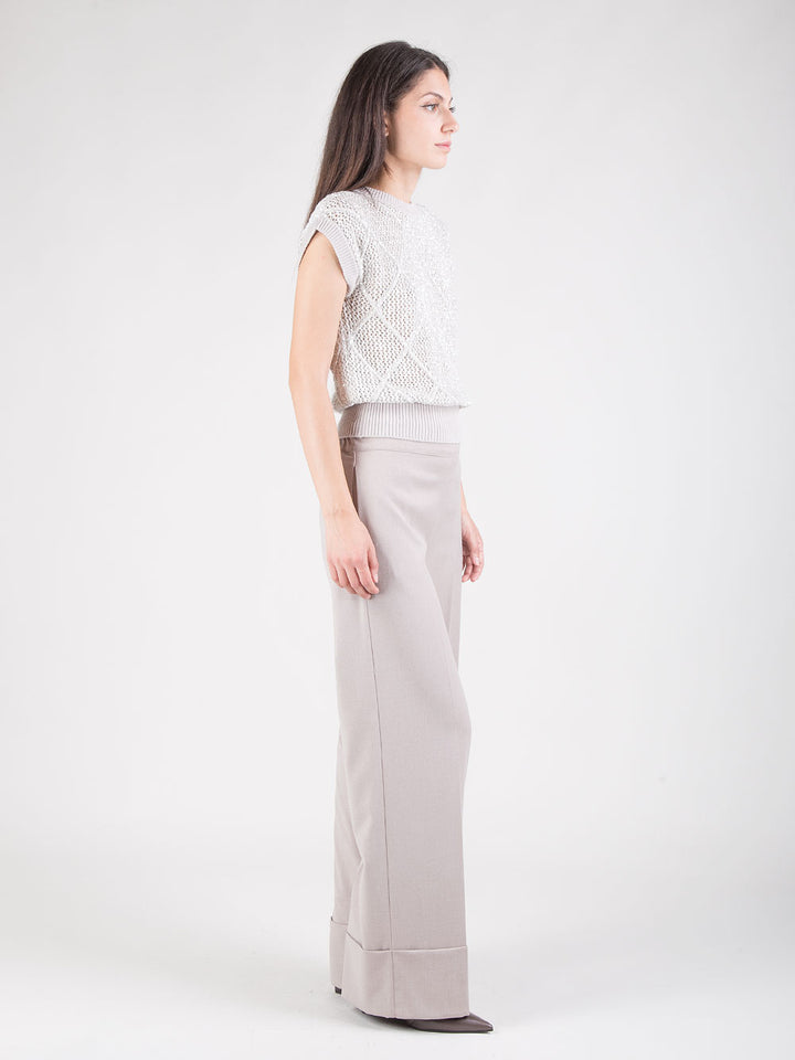 Pantaloni in flanella tecnica