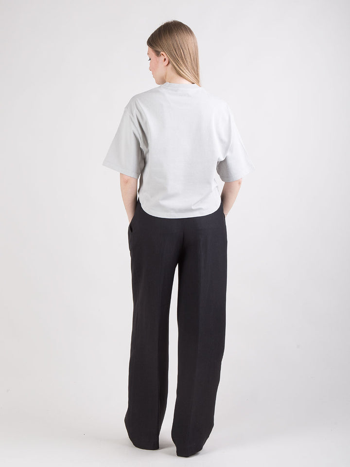Pantalone palazzo con pinces