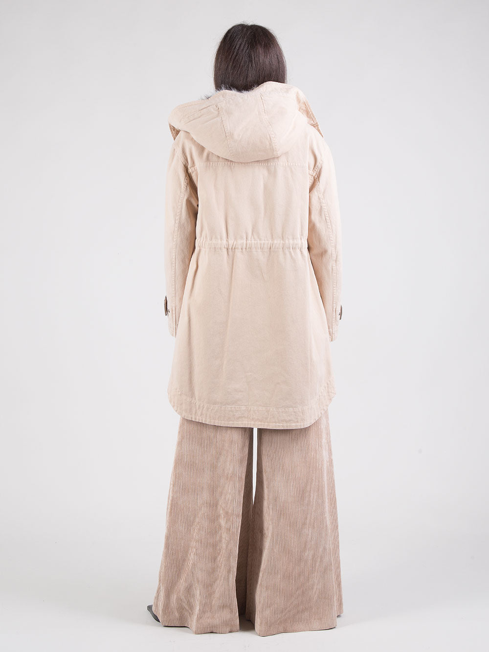 Parka con ecopelliccia