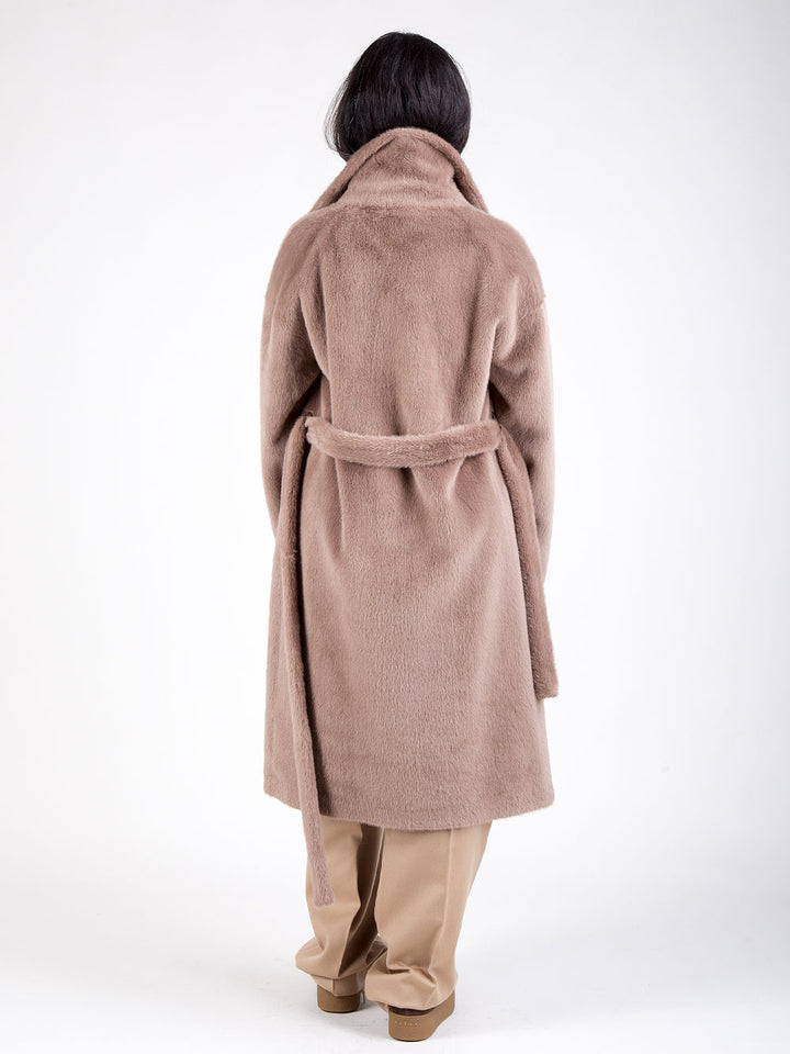 Cappotto in ecopelliccia