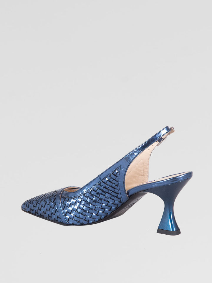 Slingback intrecciate