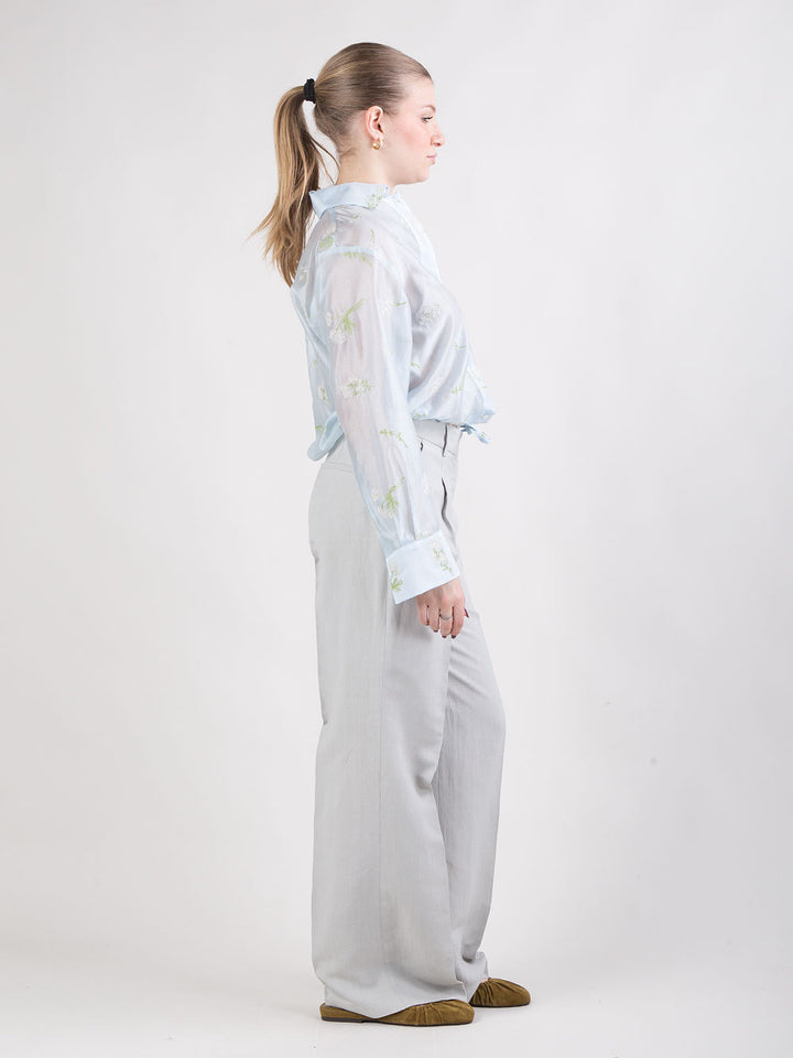 Tailleur in viscosa e lino