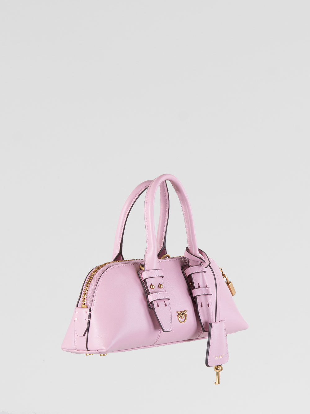 Borsa Bowling Bag baguette in pelle