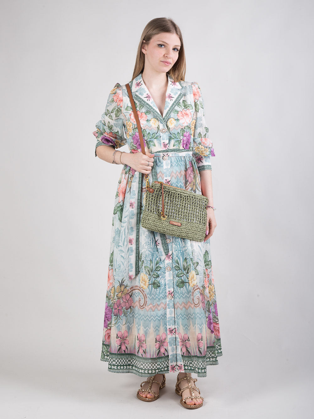 Pouch Nefeli in paglia
