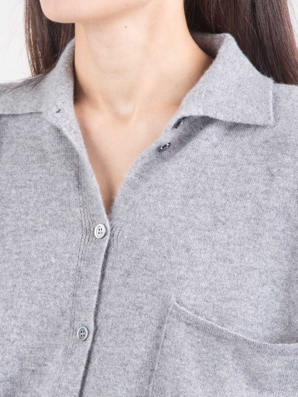 Maxi maglia camicia