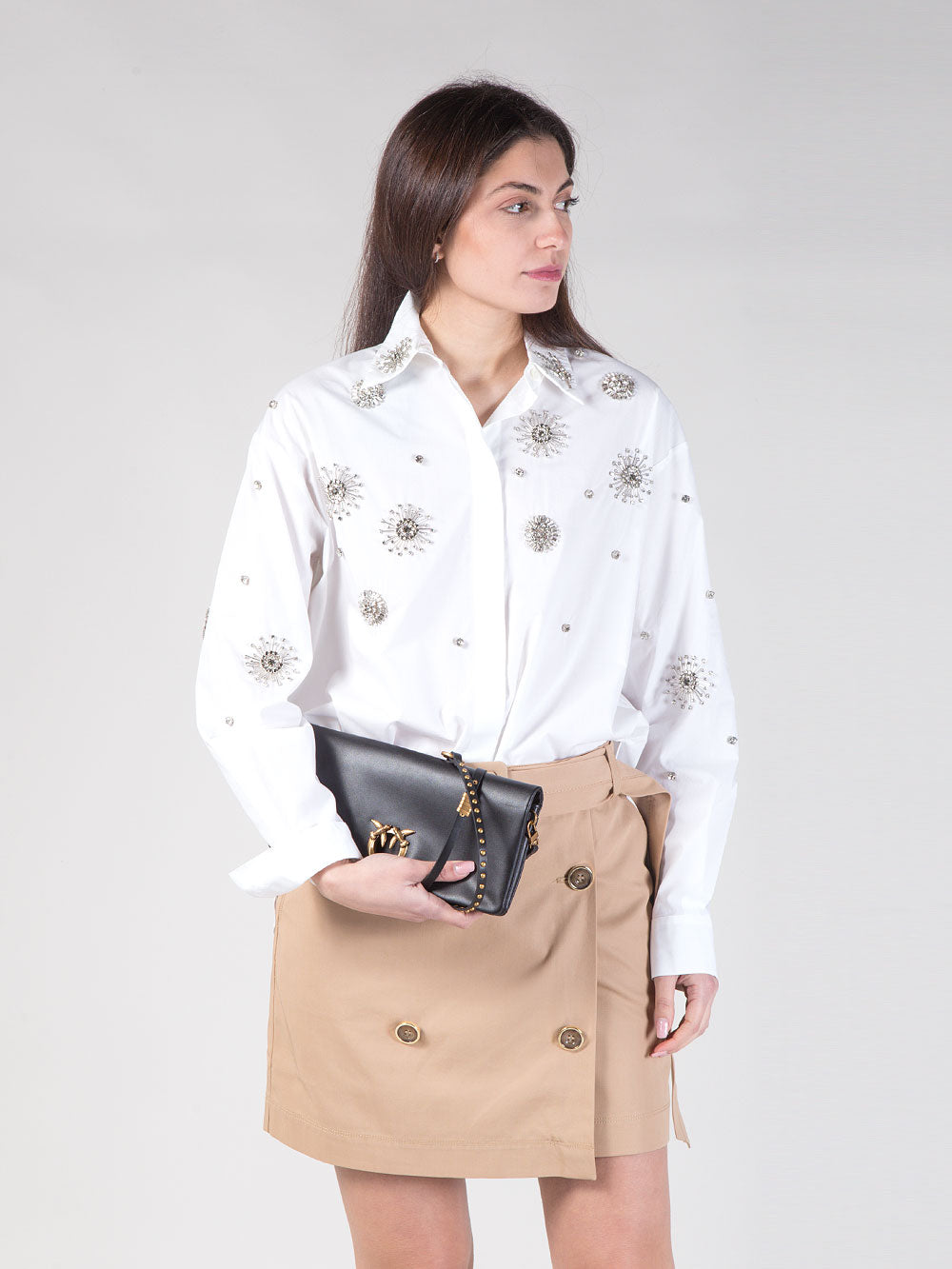 Pochette Click Soft Horizontal Classic in pelle