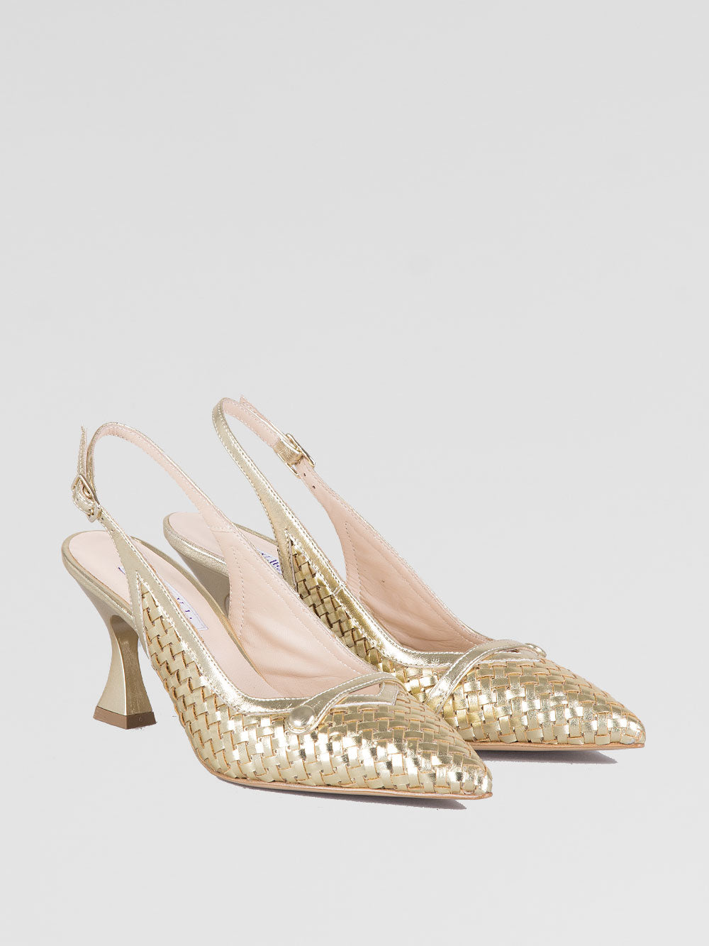 Slingback intrecciate