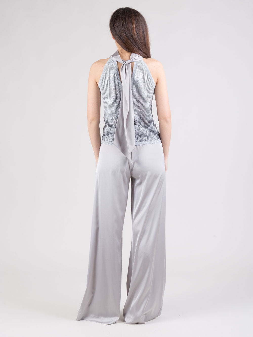 Pantaloni in raso