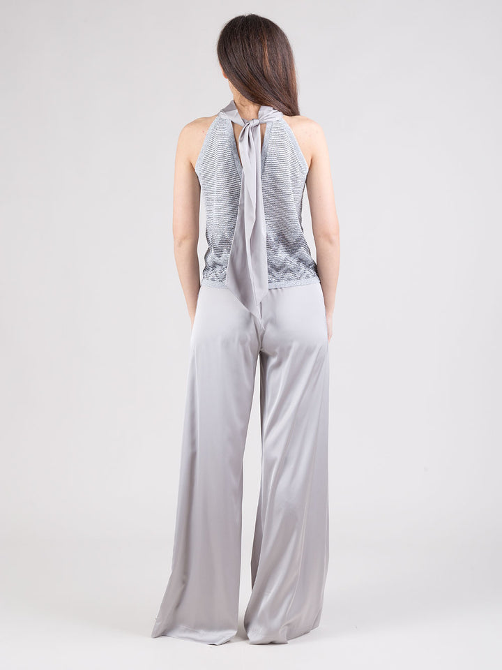 Pantaloni in raso