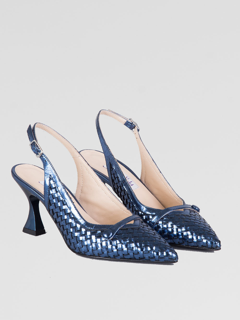 Slingback intrecciate