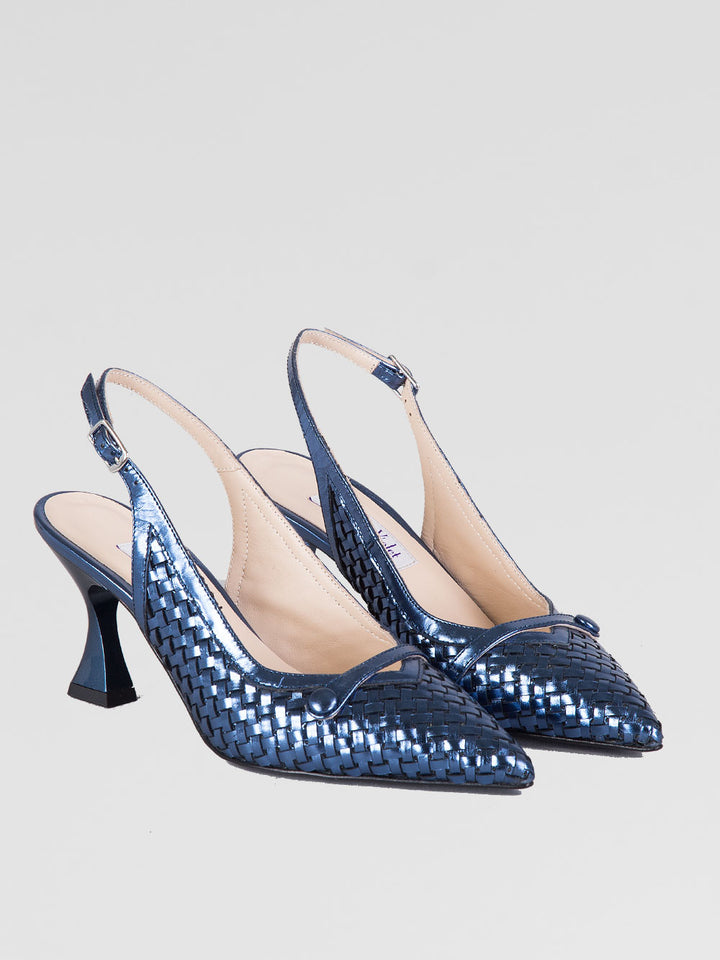 Slingback intrecciate