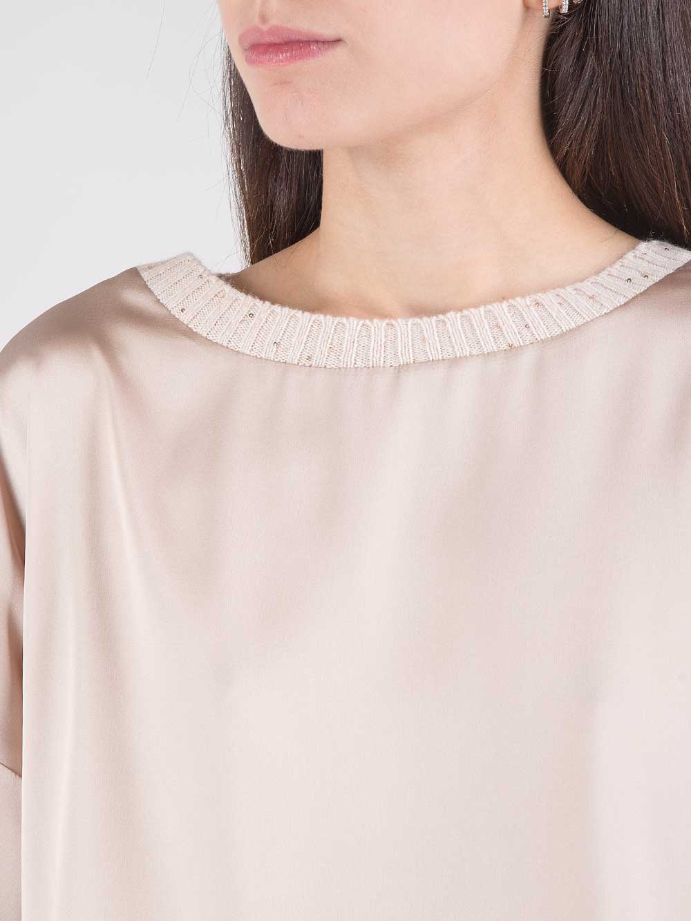 Blusa con paillettes